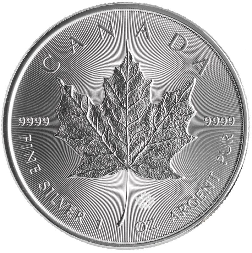 1oz Silver Maple Leaf Coin (99.99%)