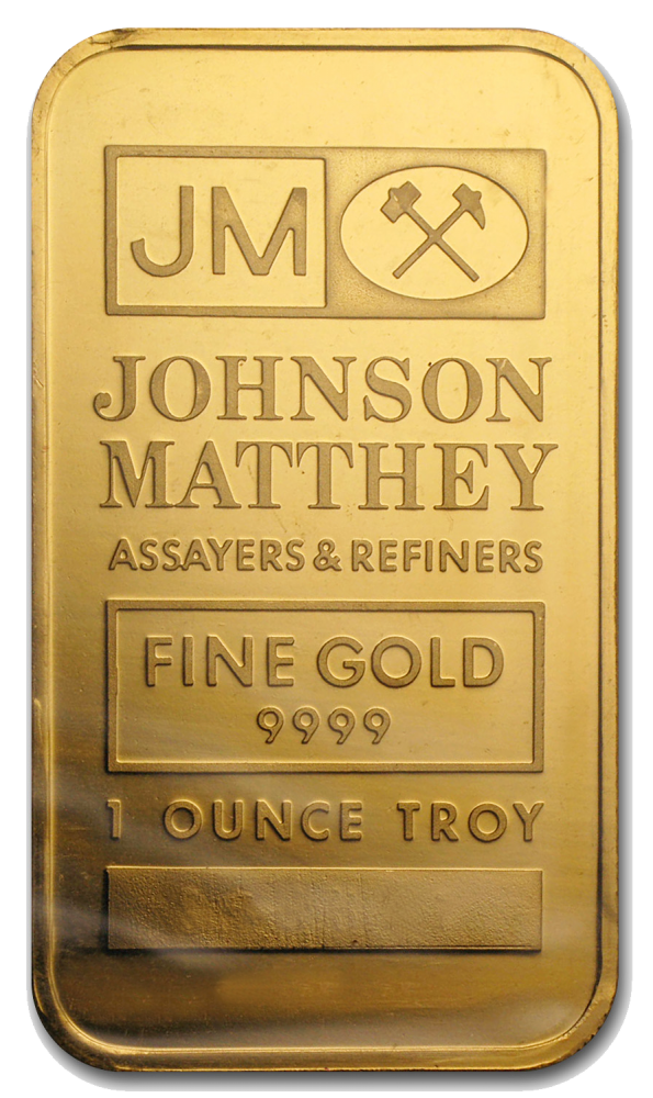 1 oz Gold Johnson Matthew Bar